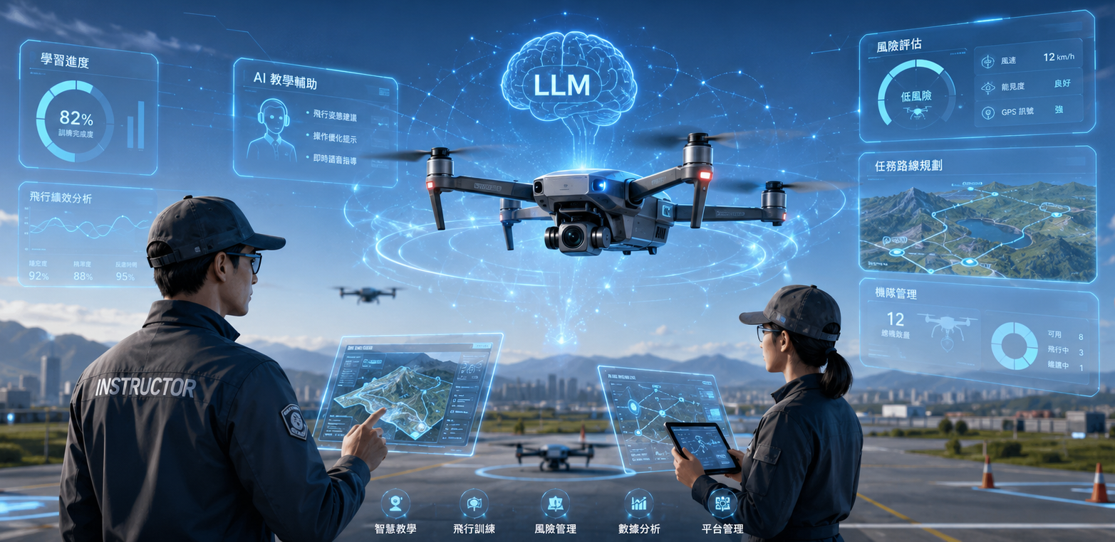 AISML.org LLM 驅動無人機飛手教官平台